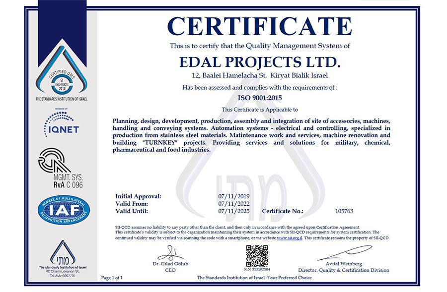 Quality & Certifications